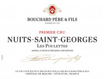 La bouteille de Nuits Saint Georges Les Poulettes 2015 