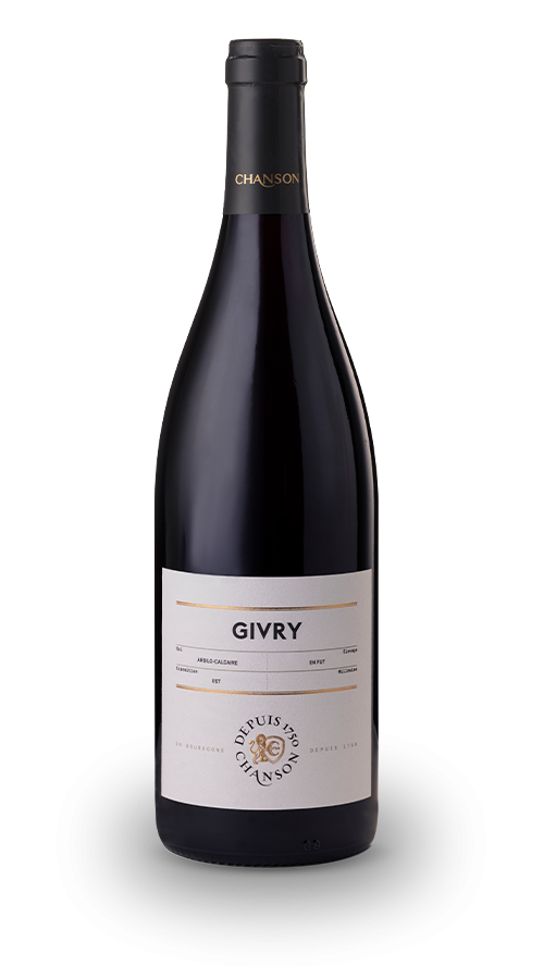 Wine red La bouteille de Givry 2022 Chanson